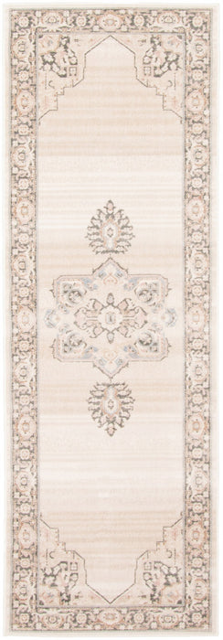 Carpette longue Myra ivoire - 2 pi 8 po x 8 pi 2 po   