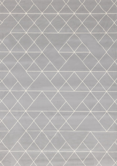 Carpette Florence à motifs de triangles abstraits - 4 pi 7 po x 6 pi 7 po