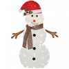 Outsunny Bonhomme de neige lumineux, decoration de Noel exterieure avec LED