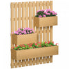 Outsunny Jardiniere de jardin murale avec treillis pour porche et patio