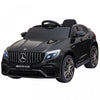 Voiture Jouet Pour Enfants Aosom 12v Avec Telecommande, Coupe Mercedes Benz Amg Glc63s, 2 Vitesses, Avec Musique, Lumiere Electrique, Noir