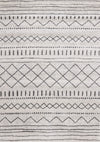 Tapis Emmett frise a inspire de tribal gris, 7'10\" x 10'6\"