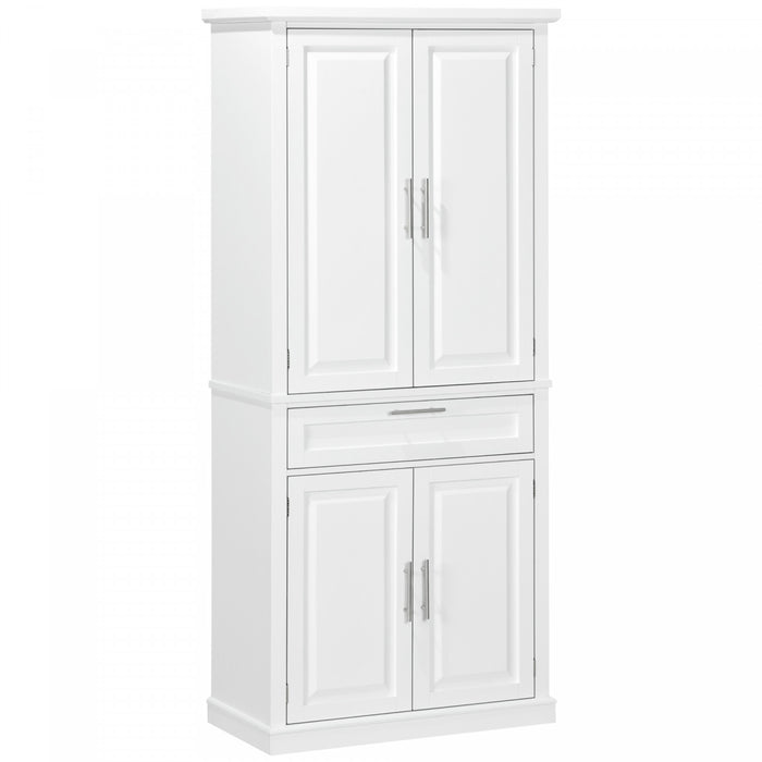 HOMCOM Armoire de rangement pour garde-manger 72\", etageres reglables