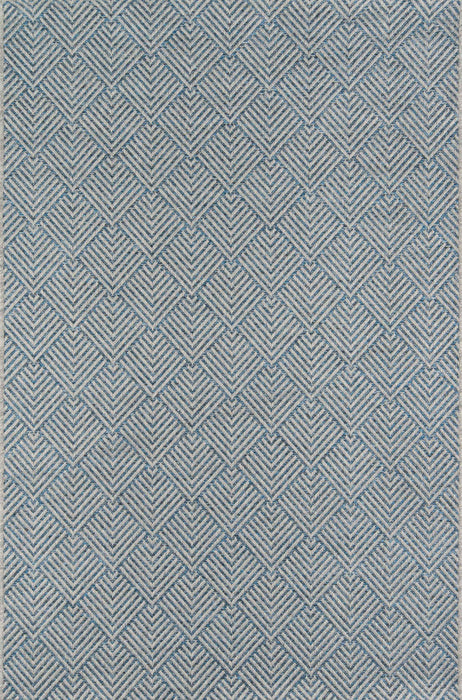 Tapis Contemporain Laura 7'10\" x 10'10\" en Bleu