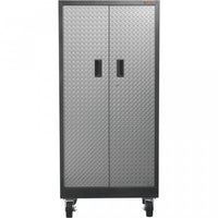 Armoire haute GearLocker de série Premier de Gladiator - bande de roulement argentée