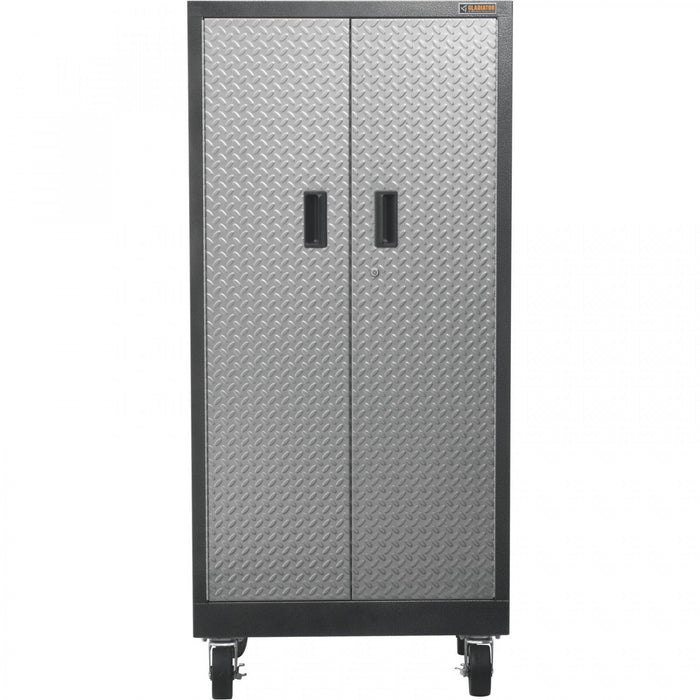 Armoire haute GearLocker de série Premier de Gladiator - bande de roulement argentée