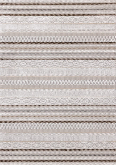 Carpette London à rayures pour l'intérieur - 5 pi 3 po x 7 pi 7 po