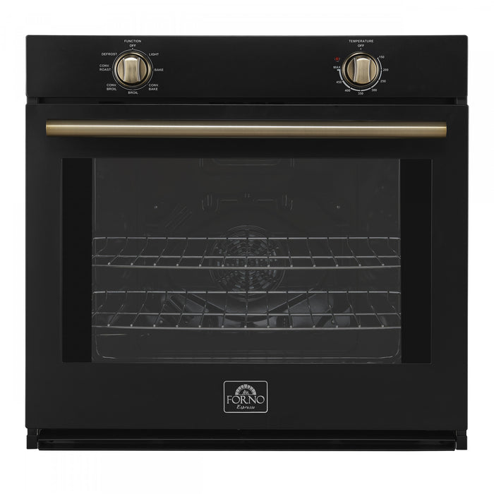 Four mural simple Vomero 30 po, noir, four a convection de 5 pi³ - FBOEL1370-30BLK