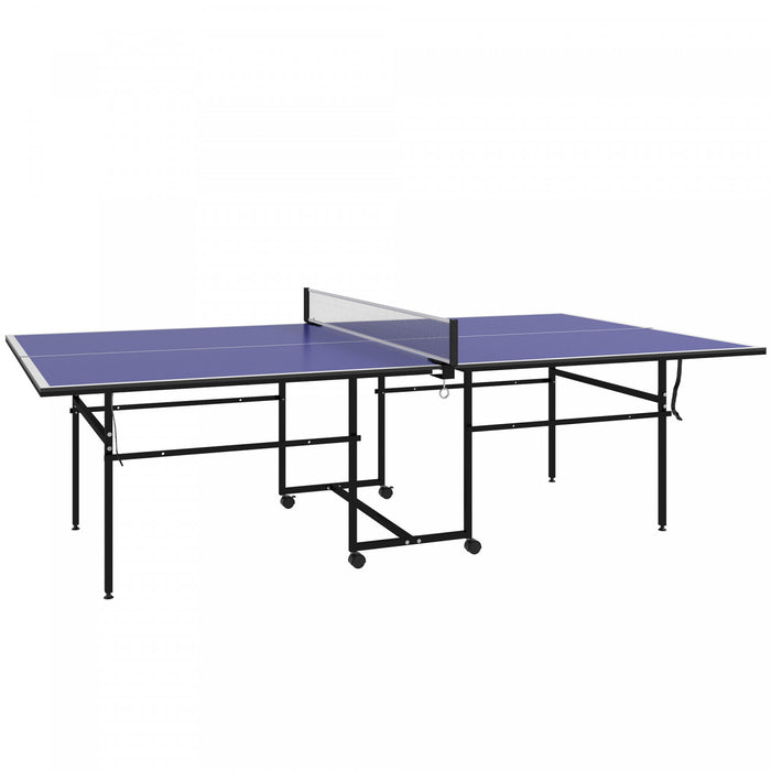 Soozier Table De Ping-pong, Ensemble De Tables De Ping-pong Pliantes, Bleu