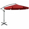 Outsunny Parasol De Patio, Rouge