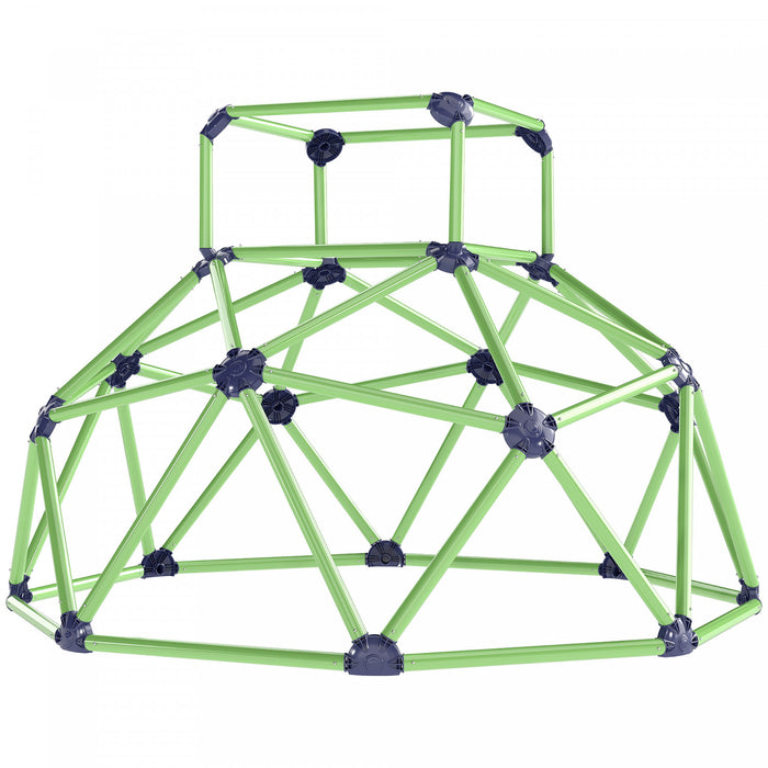 Qaba Dome d'Escalade, Dome Geometrique de 1,82 m, Gymnase de Jungle Interieur/Exterieur pour Enfants 3-8 Ans, Resistant aux UV, Impermeable, Cadeau pour Garcons et Filles, Vert