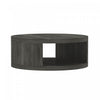 Alure Contemporary 36" Round Coffee Table in Charcoal | Table basse ronde contemporaine Alure 36" en charbon