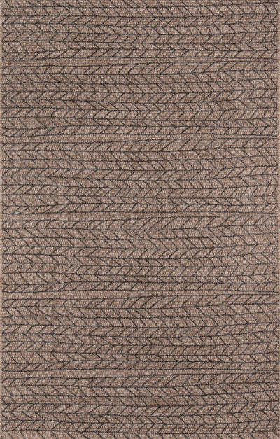Linden Contemporary 6'7" x 9'6" Area Rug in Brown Indoor Area Rug | Tapis Contemporain Linden 6'7" x 9'6" en brun