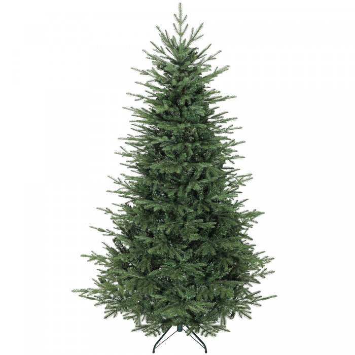 HOMCOM 6 ft Christmas Tree, Full Realistic Ponderosa Fir, Easy Assembly
