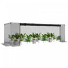 Outsunny Tente de Protection pour Plantes 12' x 4' avec Porte, Noir