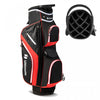 Sac De Chariot De Golf Leger Costway Avec 14 Diviseurs Superieurs De Maniere 9 Poches Sac De Refroidissement De Capuchon De Pluie
