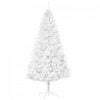 Homcom Decoration De Vacances Sapin De Noel De 7 Pieds Avec Support - Blanc