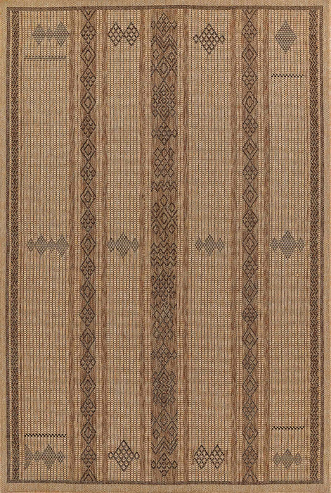 Tapis Transitionnel Elowen 5'3\" x 7'0\" en Ivoire