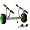 Soozier Chariot De Kayak Largeur Reglable Grandes Roues, Cadre En Aluminium