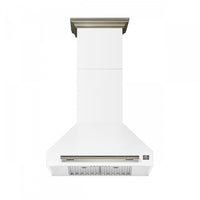  Hotte de cuisiniere murale Aria de 30 po, blanc-FRHWM5095-30WHT