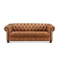  Hydeline York Sofa en cuir – Brun