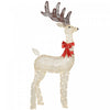 Outsunny Cerf de Noel illumine de 4.4pi, cerf illumine avec tete rotative