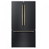 Refrigerateur Rivello de 36 po a portes francaises noires, certifie Energy Star – FFFFD1783-36BLK