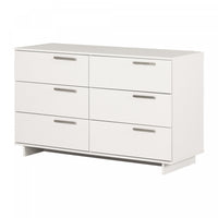 Cavalleri Commode 6 Tiroirs - Blanc Solide