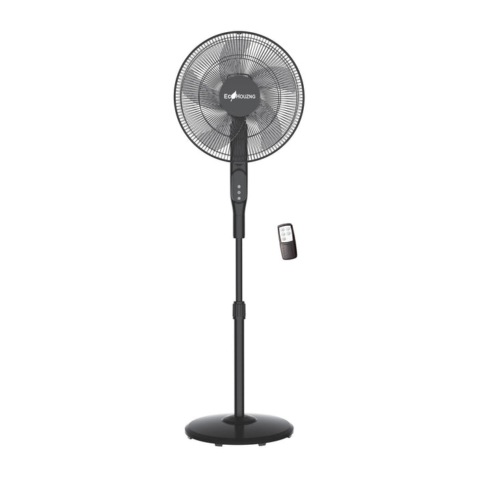 Ecohouzng Ventilateur sur Colonne de 16 pouces a Moteur CC avec Telecommande