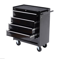 Homcom Armoire A Outils Roulante En Acier A 5 Tiroirs
