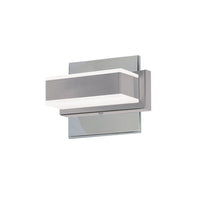 Lumière de coiffeuse murale Viola de Dainolite avec fini chromé poli et 1 ampoule à DEL