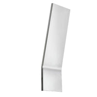 Applique murale Sanja de Dainolite givrée qui diffuse la lumière, avec fini chromé poli et ampoule à DEL de 20 W