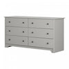 Vito Commode 6 Tiroirs - Gris Clair