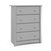 Storkcraft Crescent 4 Commode a tiroirs - Gris galet