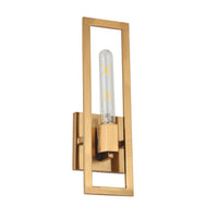 Applique murale Wisteria de Dainolite avec fini laiton antique et 1 ampoule