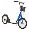 Homcom Trottinette Patinette Pour Enfants 5-12 Ans Hauteur Guidon Reglable Frein Av/ar Panier De Rangement Porte-gobelet Integres Roues Pneumatiques Bequille Metal Alliage D'alu Rose