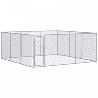 Pawhut Parc Pour Chien D'exterieur 227,7 Pieds Carres, Enclos D'exercice Pour Chiots Avec Cadre En A