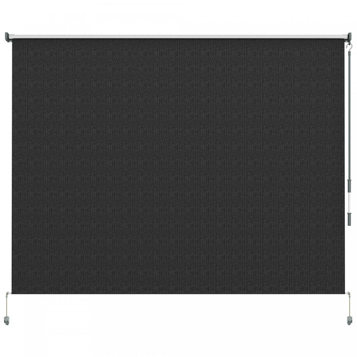 Outsunny Store Enrouleur Exterieur, Store De Porte Patio 8'x6', Noir