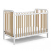Storkcraft Pasadena Lit de bebe convertible 3-en-1 - Blanc avec bois clair
