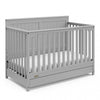 Graco Hadley Lit de bebe convertible 5-en-1 avec tiroir - Gris galet