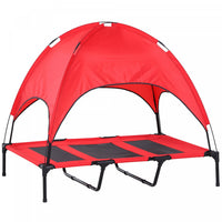 Pawhut Lit Sureleve Pour Animal De Compagnie Lit Pour Chien Portable Exterieur Et Interieur Lit De B