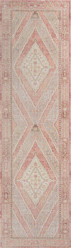 Tapis Traditionnel Poppy 2'7\" x 8'0\" en Rose