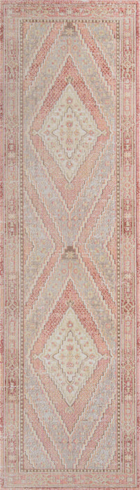 Tapis Traditionnel Poppy 2'7\" x 8'0\" en Rose
