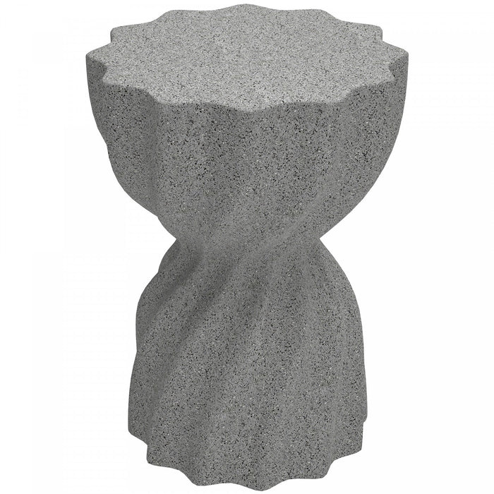 Outsunny Tabouret De Jardin Decoratif En Spirale Table D'appoint