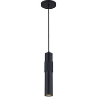 Luminaire suspendu Passwell de Dainolite avec fini noir mat et 1 ampoule