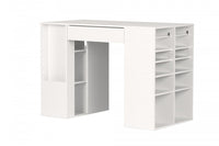  Crea Ensemble Table De Travail - Blanc Solide