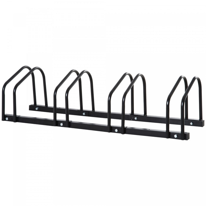Soozier Support De Rangement Pour Velo Pour 4 Velos, Noir