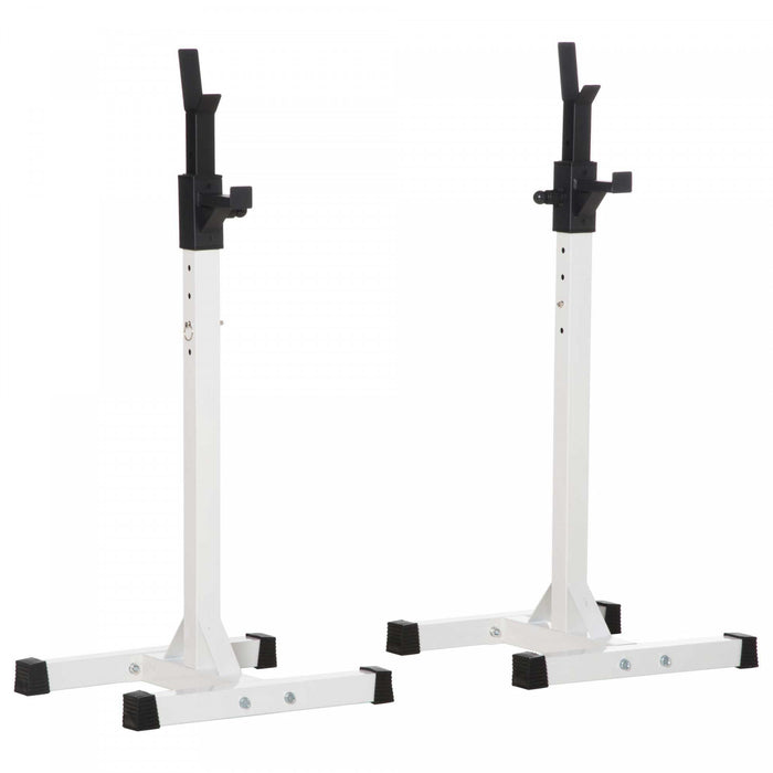 Soozier Support De Squat De Puissance Stable Et Reglable Portable
