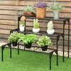Costway Etagere A 3 Niveaux Pour Plantes Et Fleurs Support D'exposition En Metal Robuste Et Grand Format