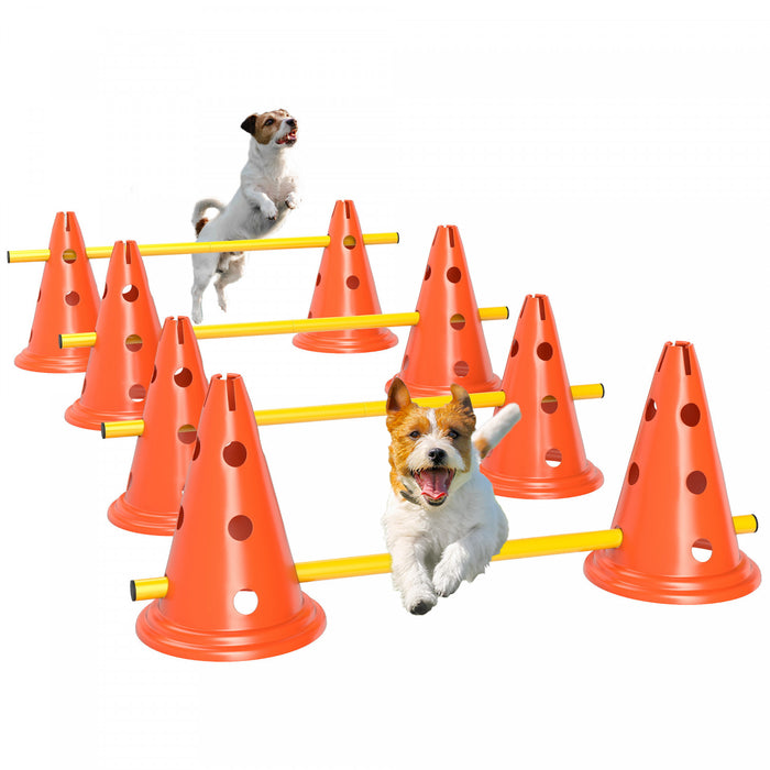 Ensemble d'Agilite Reglable pour Chiens